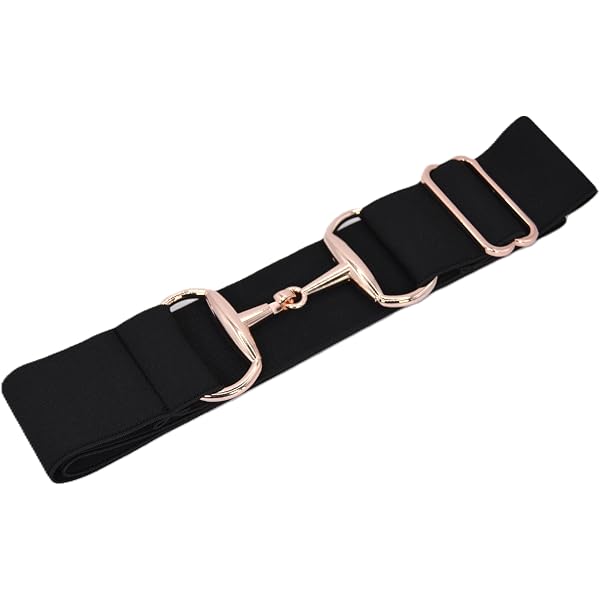 Equestrian Belt, 1.5 inch Adjustable Elastic Riding Belt for Breeches with Rose 1.5 main image 4
