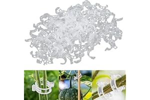 Secured Plastic Plant Clip, 100/200/300pcs Plant Support Clips, Garden Clips for Climbing Plants and Flowers, Plastic Trellis