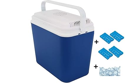 Nevera eléctrica interior, mini nevera de 22 L para coche, nevera ...