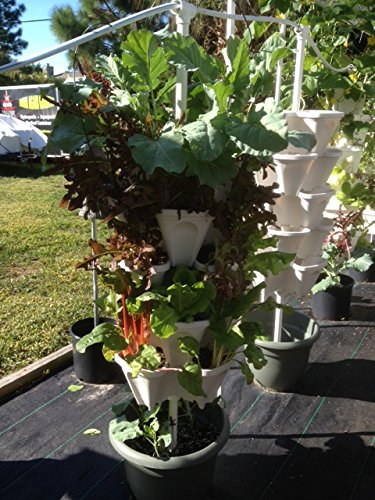 NEW (20) Individual Stacking Hydroponic 13" Pots - Build Your Own