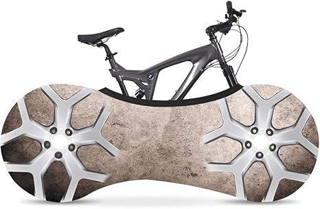 Amazon Co Jp Zbxk 自転車ホイールカバー マウンテンバイクロードバイク用の汚れのない伸縮性自転車カバー ホーム キッチン