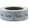 Amazon.com : Hybsk Clear Cosmetic Tester Labels 20mm Round Total 500 ...