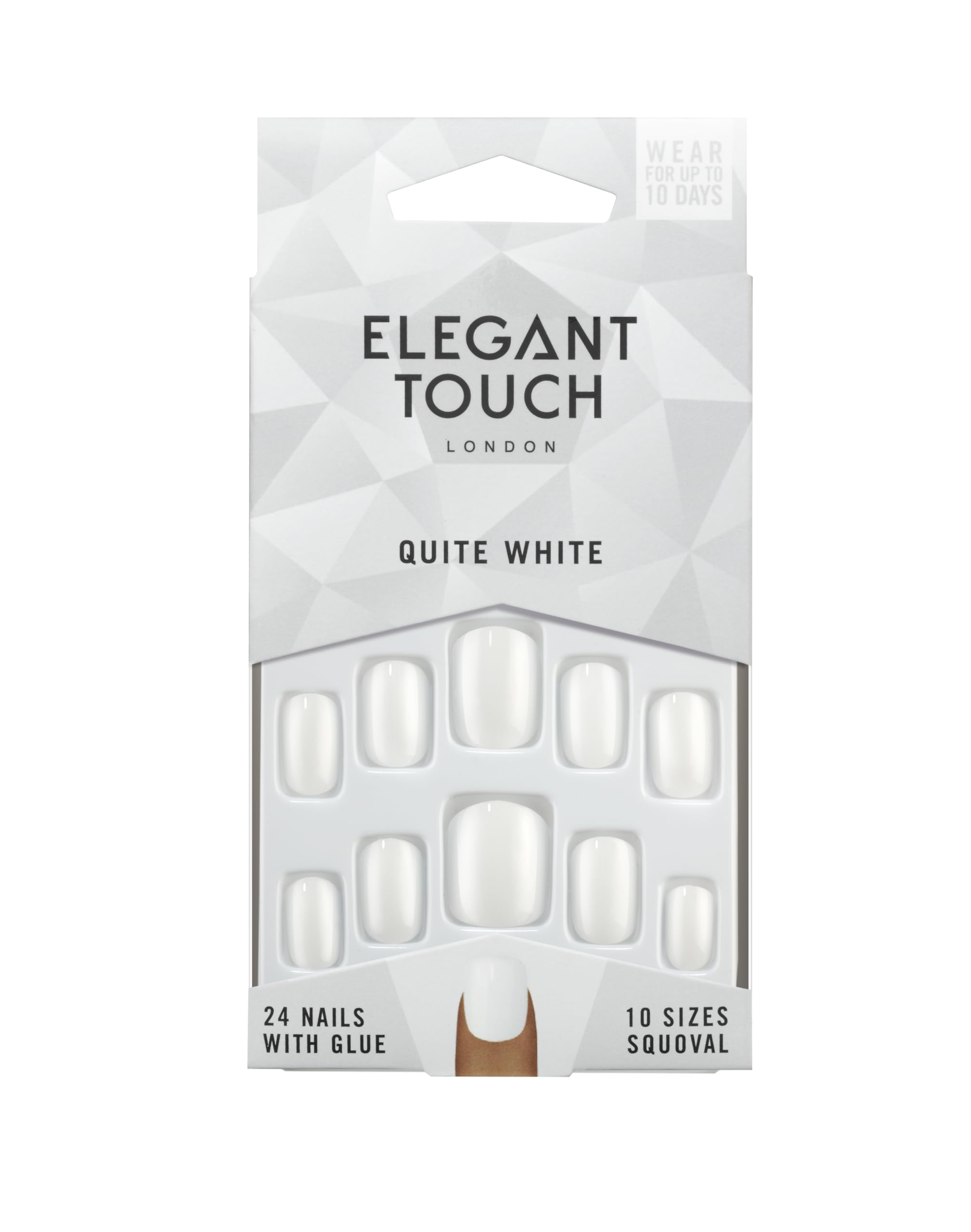 Elegant Touch Core Colour Nails Quite White — image 1