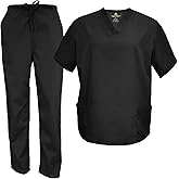 M&M Scrubs Men's Scrub Set Medical Scrub Tops and Pants