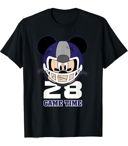 Amazon.com: Disney Mickey Mouse Football Touchdown Sports T-Shirt