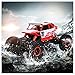 SZJJX RC Rock Off-Road Vehicle 2.4Ghz 4WD High Speed 1:18 Racing Cars RC Cars Remote Radio Control Cars Electric Rock Crawler Electric Buggy Hobby Car Fast Race Crawler Truck-Red