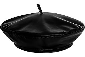 choyaxo Women PU Leather French Beret