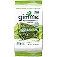 Gimme Seaweed Organic Premium Roasted Seaweed Snacks, Sea Salt & Avocado Oil, 9g Sharing Pack (Single) Keto, Vegan, Gluten-Free, Source of Omega3s & Iodine, Healthy On-The-Go Snack for Kids & Adults
