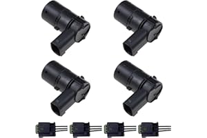 AUTO OCCASION Reverse Backup Sensor Parking Rear Bumper Parking Assist Sensor with Connector Replacement for Ford F150 F250 F350 E-150 E-250 Escape Explorer Lincoln Mercury Mariner 3F2Z15K859BA 4PCS