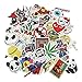 Diageng Stickers Skateboard Snowboard Vintage Vinyl Sticker Graffiti Laptop Luggage Car Bike Bicycle Decals mix Lot Fashion Cool Random style milticolor(pack of 50)