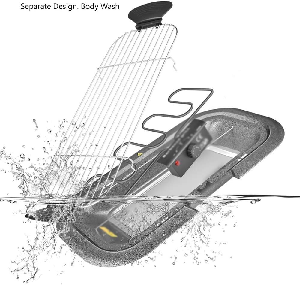 review Nologo DUX-ZW Portable Baking Tray,2000W High Power,and Heat Dissipation Function,Oil Residue Design,Suitable for Home Kitchen and Outdoor Barbecue,Automatic Adjustment