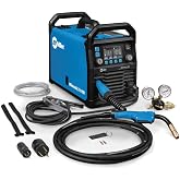 Millermatic&reg; 211 PRO MIG Welder Machine, Dual-Voltage, Auto-Set&trade; | 120/240V MIG welder; Welds steel, aluminum to 3/8 in; thick; Features Auto-Set&trade;, Dyna-Pulse&trade;, upgradable software