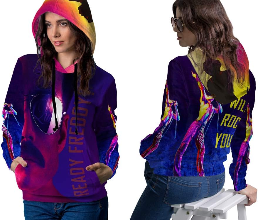 2season5 New Bohemian The Rhapsody Freddie Fans All Over Print Zipper Pullover Hoodie Mens Women Sweatshirts