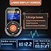 Yurchuke Bluetooth FM Transmitter, 2018 New Version Auto-Scan Wireless Radio Adapter Handsfree Calling Car Kit with 1.4 Display ,Bluetooth 4.2 ,QC3.0+Smart 2.4A Dual USB Charging Ports