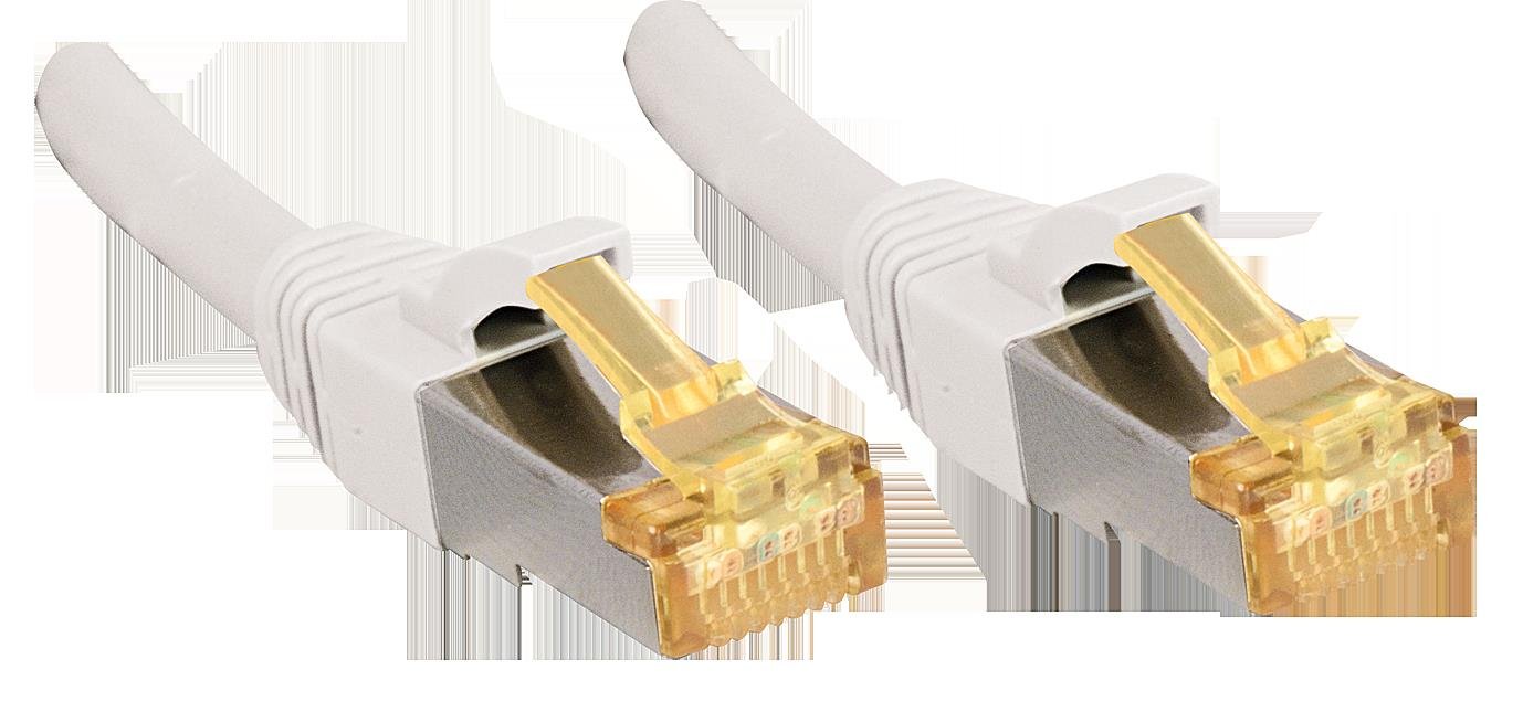 LINDY 47322 Network COPPER Cable Cat. 7 S/FTP LSOH 600MHz 1 m White