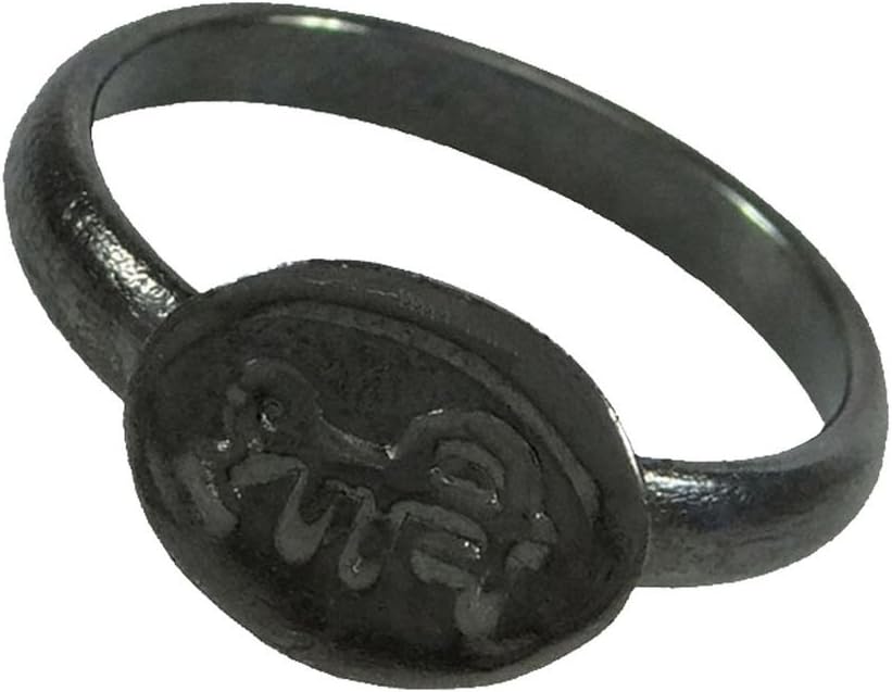 Shani Dosha Niwaran Black Horse Shoe Iron Ring, Shani Chhalla, Kale Ghode Ki Naal,Shani Ring (15.0)