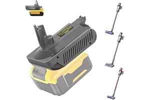 URUN V10 Adapter for Dewalt 20V Max Li-ion Battery, Compatible with Dyson V10 Vacuum Cleaner Models