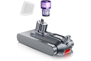 Bonacell 7000mAh V11 Battery Replacement for Dyson Button Click in Installation Style V11/Extra/Absolute/Animal/Torque Drive/Outsize/V15/SV15/SV22 25.2V Cordless Vacuum Battery
