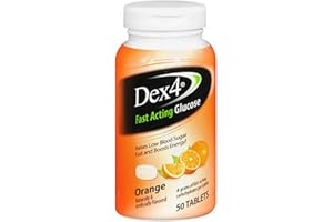 Dex 4 Fast Acting Glucose Tablets Orange - 50 ct