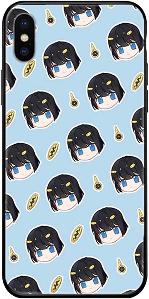 SHCASEA Jojo's Bizarre Adventure Case For Iphone,iphone 11 Pro Tempered Glass Hard Shell,anime Black Protective Cover,golden Wind-e Iphone X