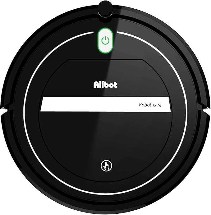 title=AIIBOT Robot aspirapolvere con sistema di pulizia a 3 stadi, sensore