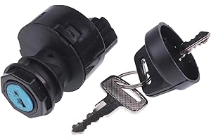 TCINDRR 12V Ignition Key Switch 0609-936 0430-040 0430-089 0430-106 0430-109 Compatible with Arctic Cat Prowler HDX 500 700 2