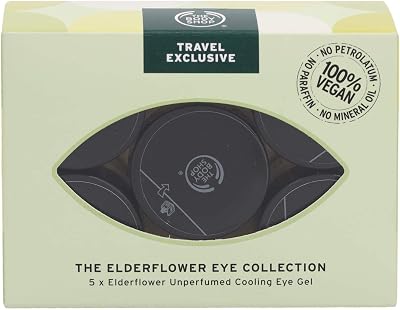The Body Shop Elderflower Eye Gel Collection 5 Vegan Cooling Unperfumed Travel