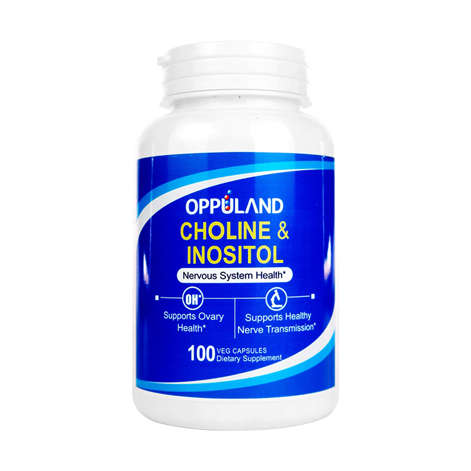 Oppuland Prenatal Vitamins of Choline & Inositol 500 mg Made in USA,Fertility Supplements for Women 