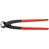 KNIPEX Tools - Concreters' Nippers, Plastic Coated (9901220), 8-3/4 inches