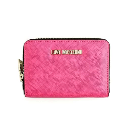 Love Moschino, Herren Damen-Geldbörse Pink Fuchsia Taglia unica