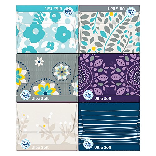 Puffs Ultra Soft & Strong Non-lotion Tissue 6 Boxes of 56 2-Ply Tissues - //coolthings.us