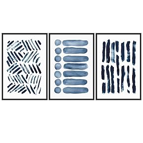 signwin 3 Piece Framed Canvas Wall Art Colorful...