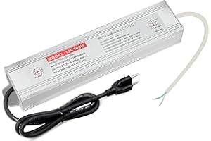 QNNP® LED Driver 100 Watts 12V DC Low Voltage Transformer Waterproof IP67 Power Supply Transformer Adapter AC 100V-120V to 12V DC, LED Power Supply for Indoor Outdoor LED Lighting