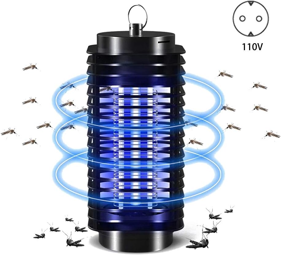 yuhiugre Powerful Electric Bug Zapper with UV Light Trap,Indoor Outdoor Mosquito Fly Insect Catcher Killer, Mosquito Insect Killer Waterproof for Camping Outdoor Indoor(110V)