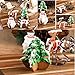 Christmas Stainless Steel 3D Cookie Cutters Set Cookies Molds – 8 piece- Christmas tree, Santa Claus, Sika deer, Skiing.