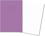 Hamelin A4 Exercise Books Purple Pack of 10 48 Pages 8 mm Ruled Margin view 3