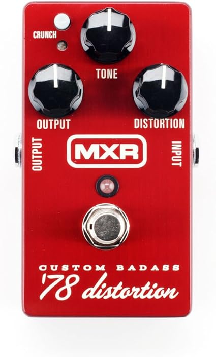 Amazon Com Mxr Custom Badass 78 Distortion Musical Instruments