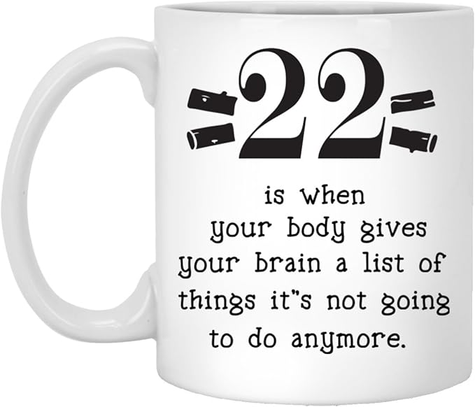 Amazon 22歳の誕生日プレゼント 女性用 メンズ 6歳の男性 ギフト ハッピーファニー 22 メンズ レディース Oysterspearl グラス タンブラー