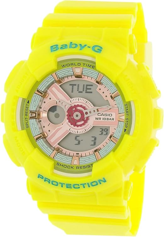 baby g yellow watch