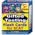 TestingMom.com SCAT Test Prep Flash Cards (School and College Ability Test) – Elementary Level Grades 2 – 3 – Complete SCAT Test for Students Applying to Johns Hopkins Center for Talented Youth