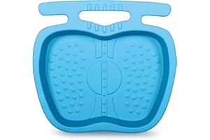 Summer Waves P5E001500 Outdoor Backyard 22.5 x 20 x 3.5 Inch Non Slip Pool Foot Bath Tray Accessory for In Ground and Above Ground Swimming Pools and Spas, Blue