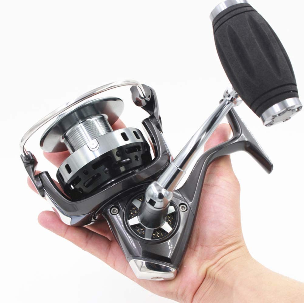 B07p46kwsp 8000 釣具 スピニングリール スピニング リール アルミ合金本体 隙間のない16軸長距離釣りリール kg30kgの様々な魚を釣ることができます スピニングリール レビューで送料無料