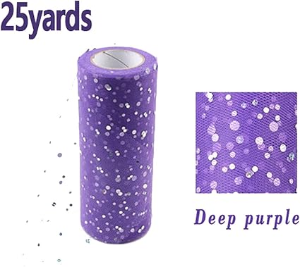 Party Decorations Home Garden Glitter Sequin Tulle Roll 10 Yard
