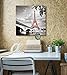 wall26 Canvas Print Wall Art Pop of Color Red Eiffel Tower in Paris Architecture & Maps Cities Photography Realism Chic Scenic Relax/Calm Multicolor for Living Room, Bedroom, Office - 12