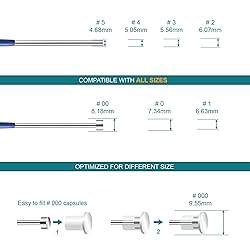 11Pcs Capsule Filling Machine Kit for Pill Filler