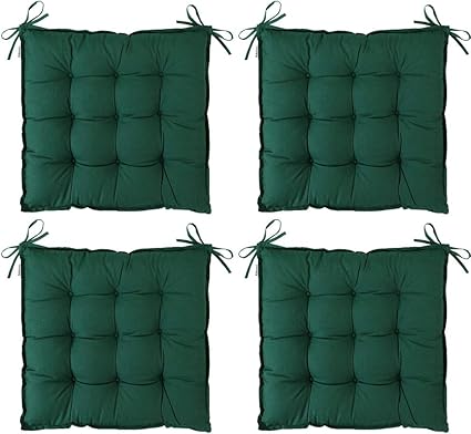 Detex 4x Coussins De Chaise Anthracite 41x41cm Fibres Creuses Interieur Exterieur Sieges Coussin De Chaise De Jardin Salon Coussins Mobilier De Jardin