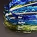 10 Packs 0.28MM Crystal Flash Tinsel Flashabou Mylar Tinsel Fly Tying Material (10 Packs-10 Colors)