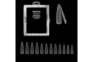 GADCRYSTAL Nail Extension Forms Dual Forms for Poly Nail Gel Extension Gel 120pcs Twelve-Sizes with Scale Reusable Flexible Abundant Nail Forms for Builder Gel for Nail Art Design Salon&DIy (16, 1)