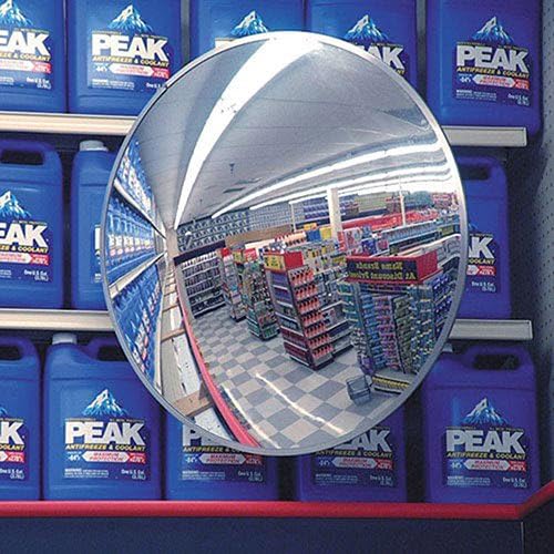 Indoor/Outdoor Acrylic Convex Circular Mirror, 36" Dia.