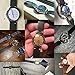 EACHE Leather Watch Bands 22mm For Men Vintage Watch Straps Dark Brown For Women Oil Wax Leather Replacement Watchband